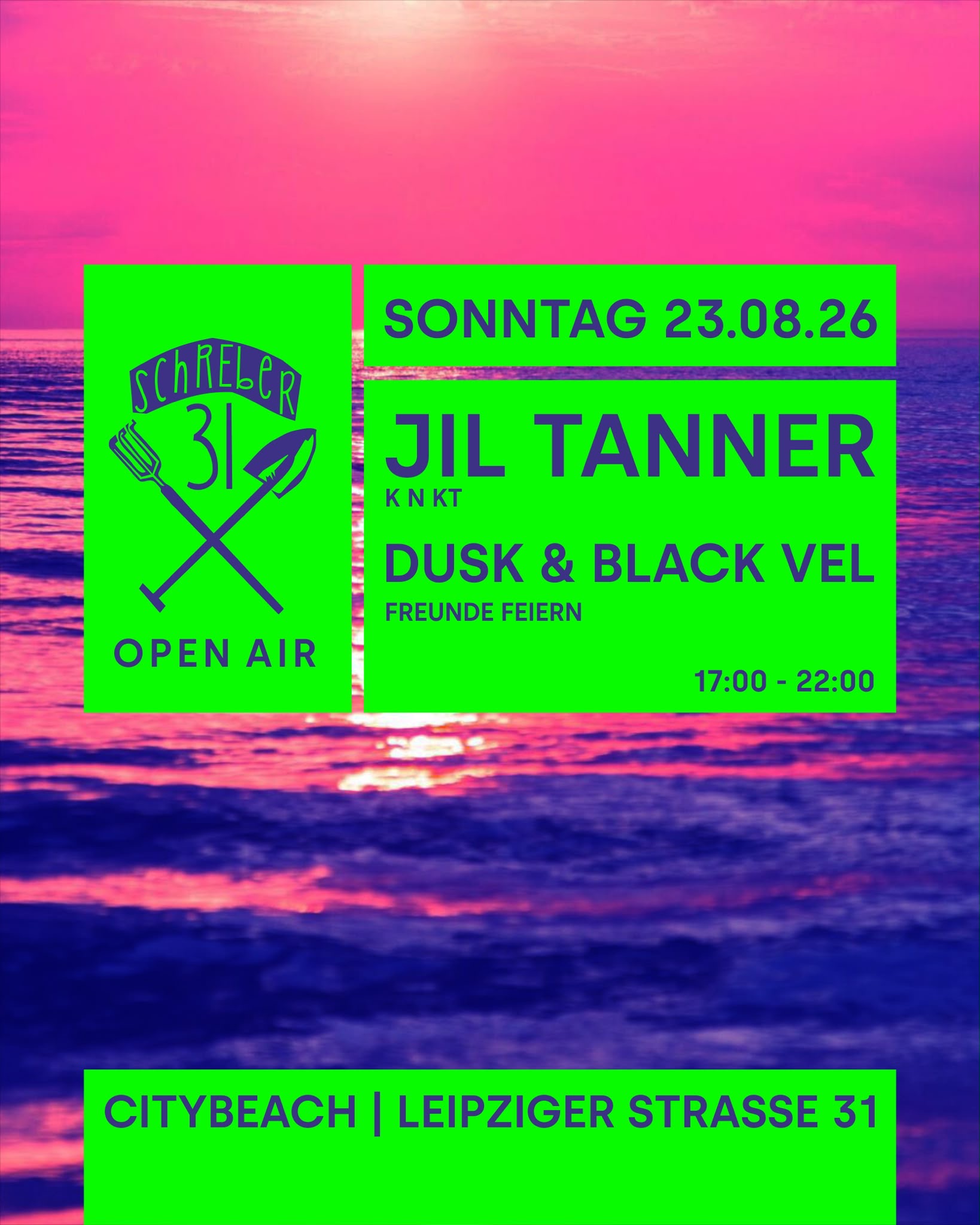 Schreber 31 w/ Jil Tanner und Dusk & Black Vel