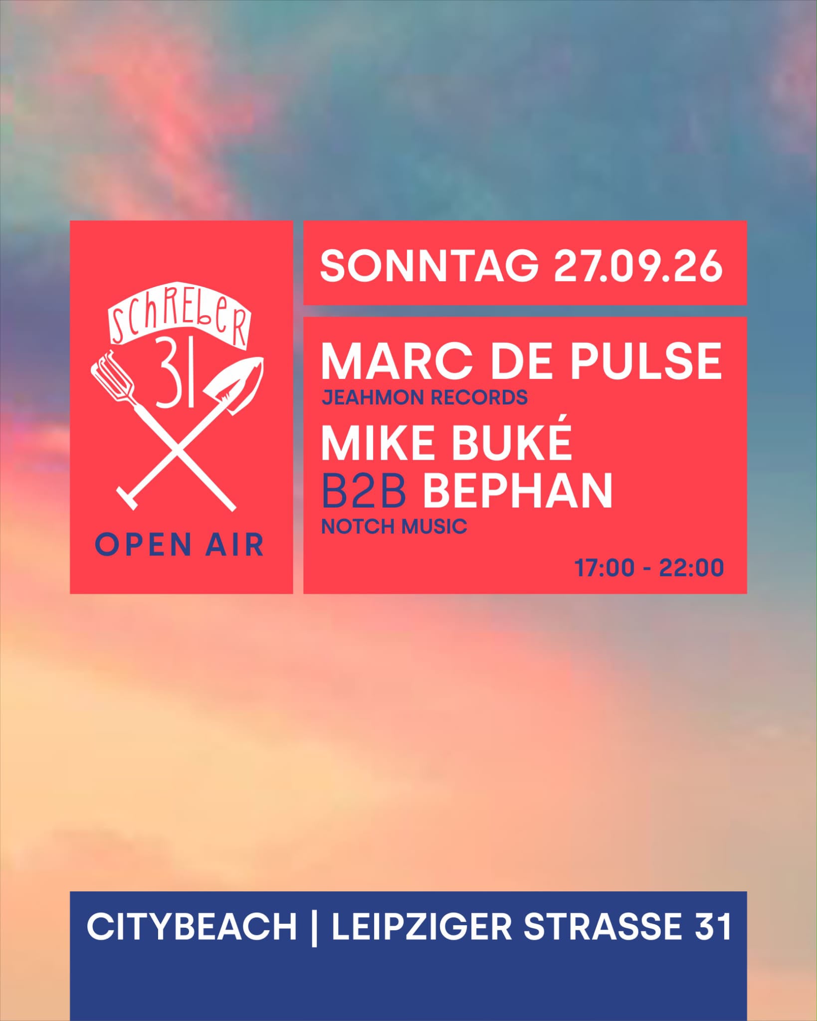Schreber 31 w/ Marc DePulse, Mike Buke b2b Bephan